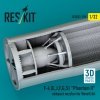 RESKIT RSU32-0195 F-4 (E, J, F, G, S) Phantom II exhaust nozzles for Revell kit (3D Printed) 1/32
